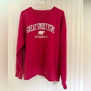 Pink Great Smoky Mountains Sweatshirt